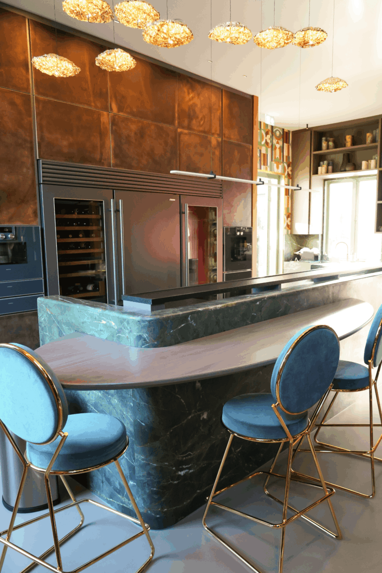 Bar in groen marmer